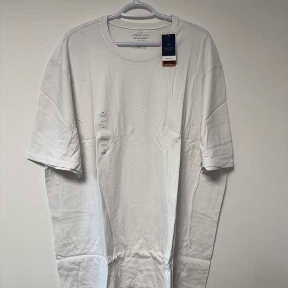 Denver Hayes 100% Cotton T-Shirt - White Heather - New with Tags! - Picture 1 of 2